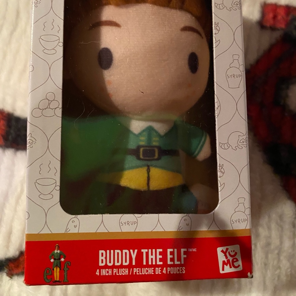 New Buddy the Elf Christmas ornament toy 4”